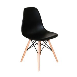 Cadeiras DS331 Charles Eames Wood DKR Eiffel Preta