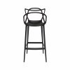 Banqueta Allegra Masters 100% Polipropileno Alta 78cm Preta - Imagem 2