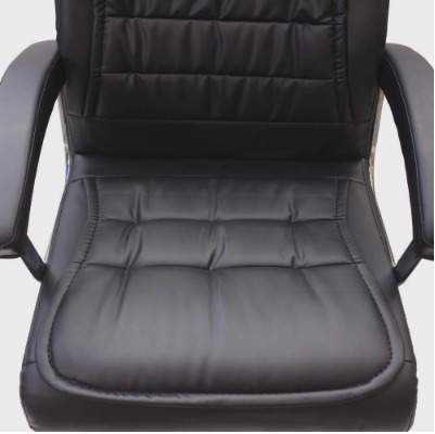 Cadeira de Escritório Presidente Big Munique Confort Base Giratória com Molas Ensacadas - Preto - Imagem 5