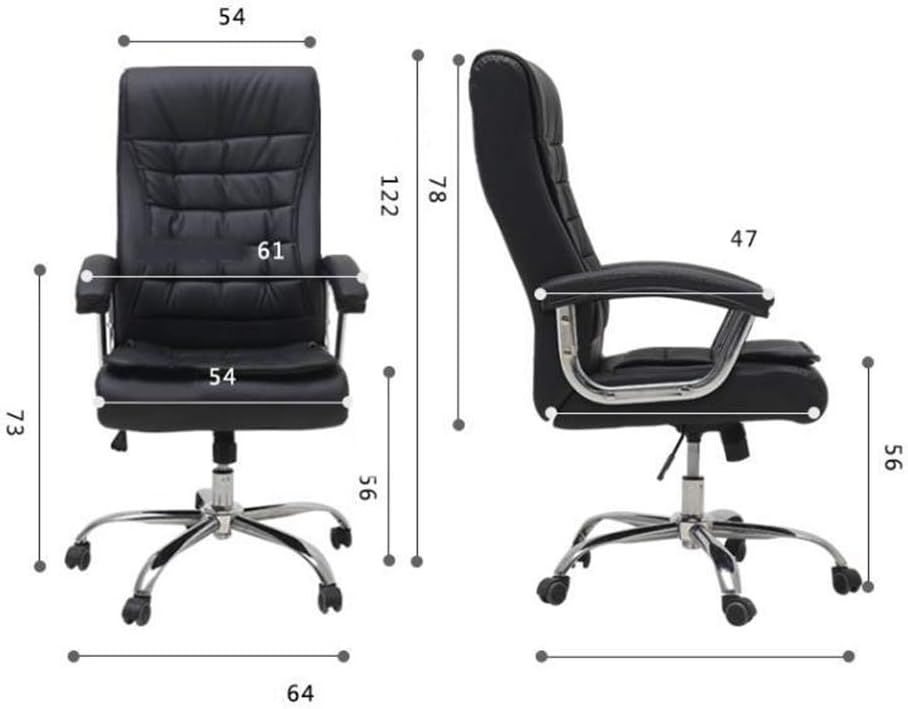 Cadeira de Escritório Presidente Big Munique Confort Base Giratória com Molas Ensacadas - Preto - Imagem 2