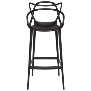 Banqueta Allegra Masters 100% Polipropileno Média 66cm Preta