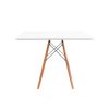 Kit Mesa Eiffel Branca Quadrada 80cm + 04 Cadeiras Eiffel - Imagem 2