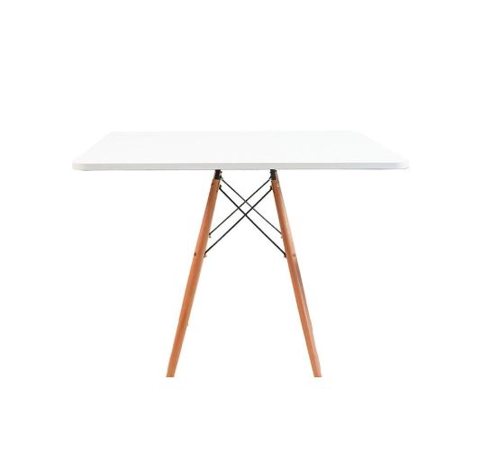 Kit Mesa Eiffel Branca Quadrada 80cm + 04 Cadeiras Eiffel - Imagem 2