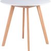 Conjunto Mesa Leda Branca 90 cm + 4 cadeiras Leda Brancas - Imagem 3