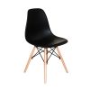 Conjunto Mesa Eiffel Redonda MDF 120cm Branca + 4 Cadeiras Eiffel DS331 Pretas - Imagem 8