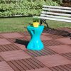 Mesa Verde Água Multiuso Design Moderno Mesa Lateral Apoio Decorativo Para Piscina Jardim Varanda Sala - Imagem 2