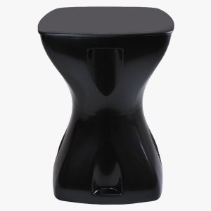 Mesa Preta Multiuso Design Moderno Mesa Lateral Apoio Decorativo Para Piscina Jardim Varanda Sala