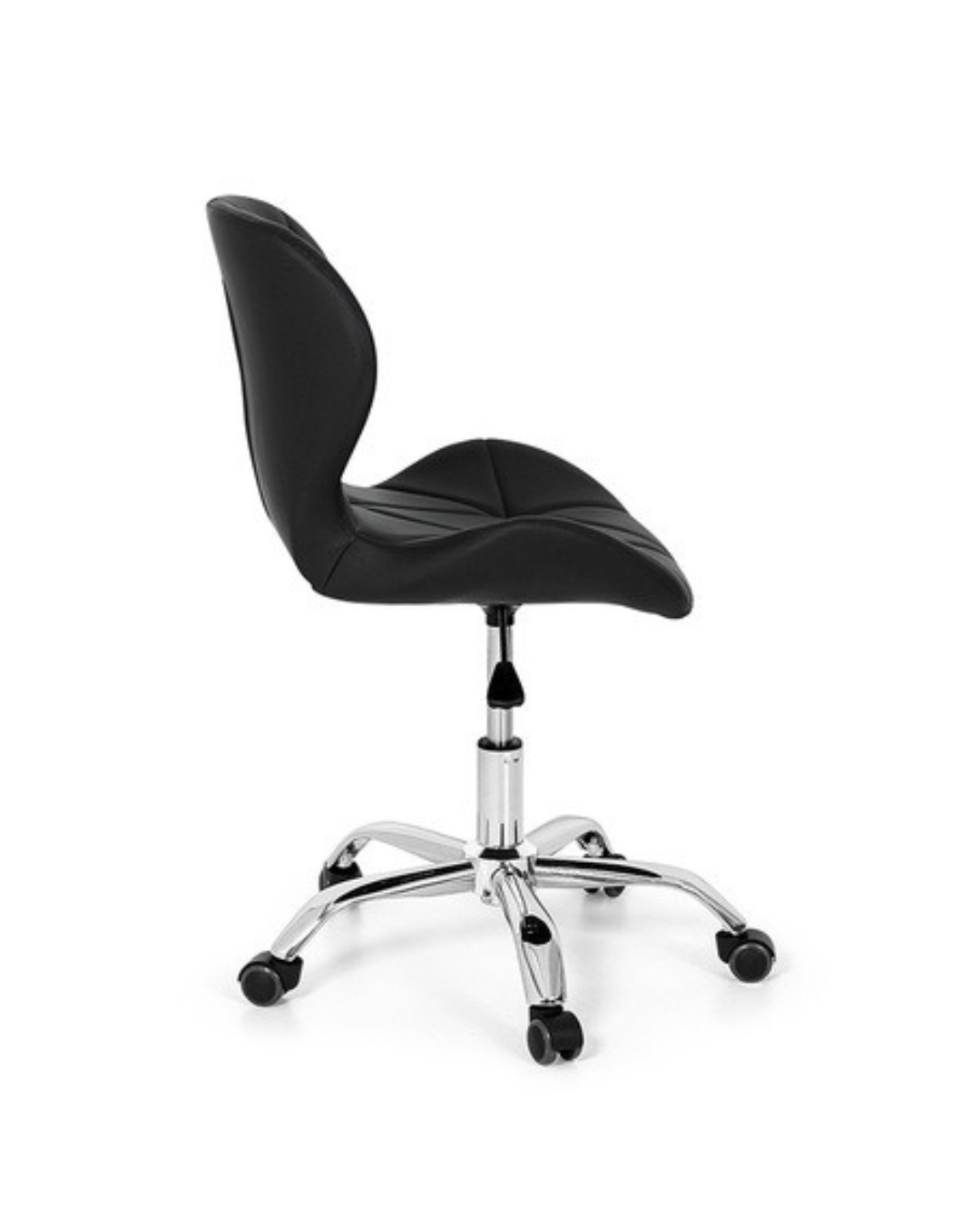 Conjunto 7 Cadeiras Office Eiffel Slim Giratória Ajustável Preta - Imagem 5