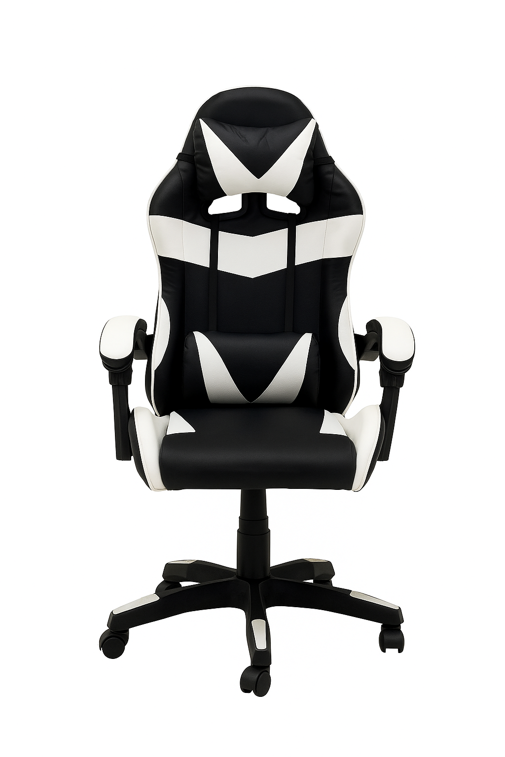 Cadeira Escritório Gamer Profissional Reclinavel Ergonômica Preto Couro Sintético - Imagem 3