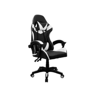 Cadeira Escritório Gamer Profissional Reclinavel Ergonômica Preto Couro Sintético