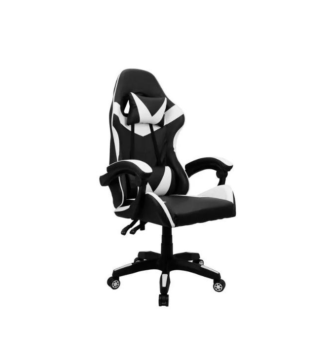 Cadeira Escritório Gamer Profissional Reclinavel Ergonômica Preto Couro Sintético
