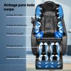 Poltrona de Massagem Relax Gravidade Zero Luxuosa , Preto - Imagem 14