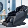 Poltrona de Massagem Relax Gravidade Zero Luxuosa , Preto - Imagem 8