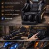 Poltrona de Massagem Relax Gravidade Zero Luxuosa , Preto - Imagem 12
