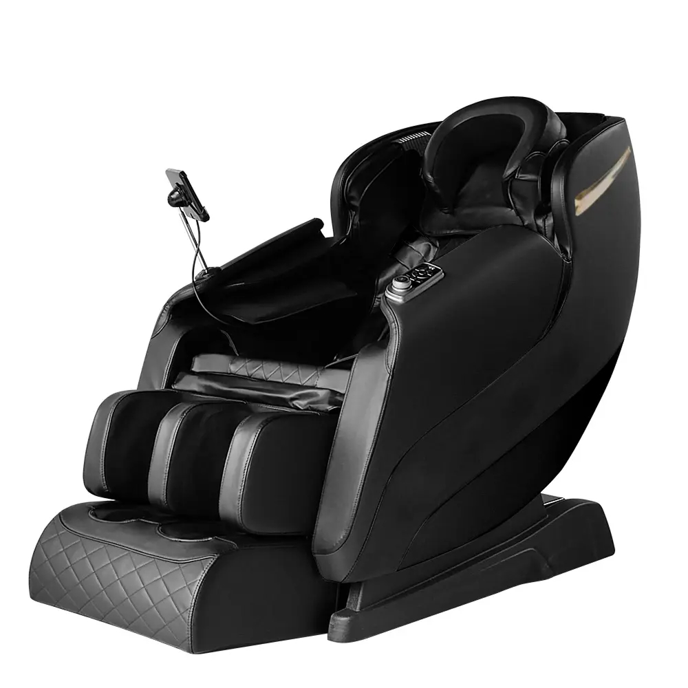 Poltrona de Massagem Relax Gravidade Zero Luxuosa , Preto - Imagem 2