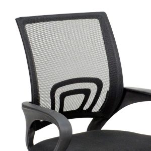 Alternative view of Cadeira De Escritório DS76 Mesh Diretor Giratoria New Java – Preta