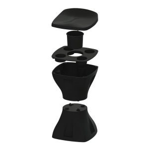 Alternative view of Banqueta Petisqueira Rosa Multiuso Design Moderno Mesa Lateral Apoio Decorativo Para Piscina Jardim Varanda Sala
