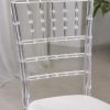 Cadeira Tiffany Cristal Transparente com Assento Estofado Branco - Imagem 5