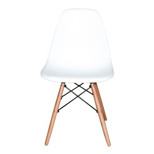 Cadeira DS331 Charles Eames Wood DKR Eiffel Branca - Imagem 2